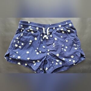 Navy daisy shorts